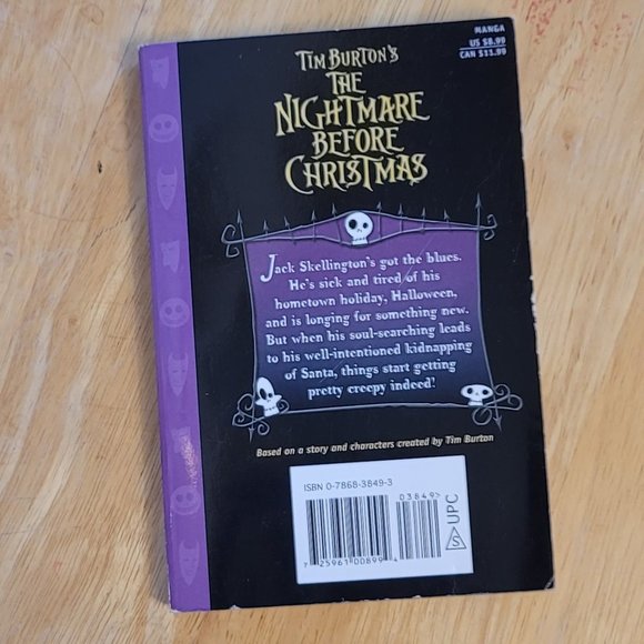 ๐ Disney Tim Burton's The Nightmare Before Christmas Manga - Picture 2 of 5